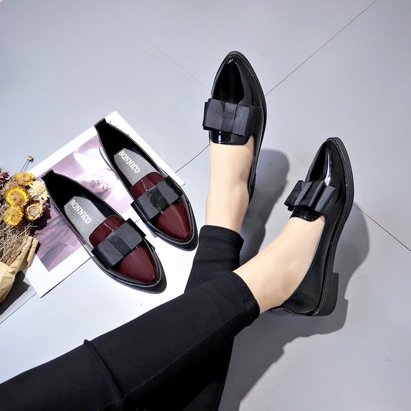 Black/ Wine Red Patent Leather - огляд і ціна Womens Heels