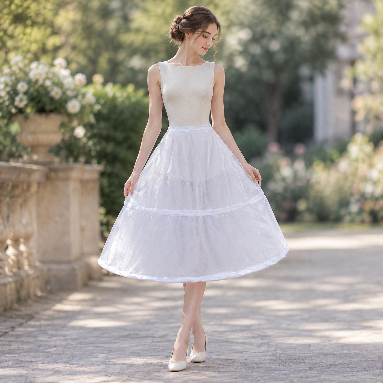 Casual Tulle Gown Maxi Length  - огляд і ціна Midi Dress