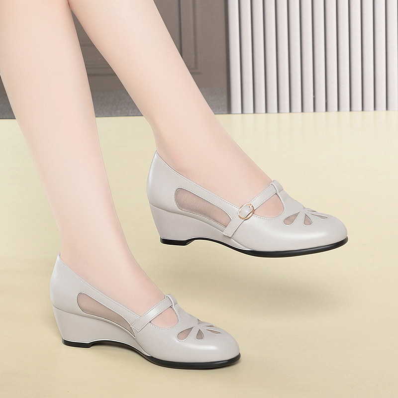 Middle Aged Women Summer Mesh  - огляд і ціна Womens Heels