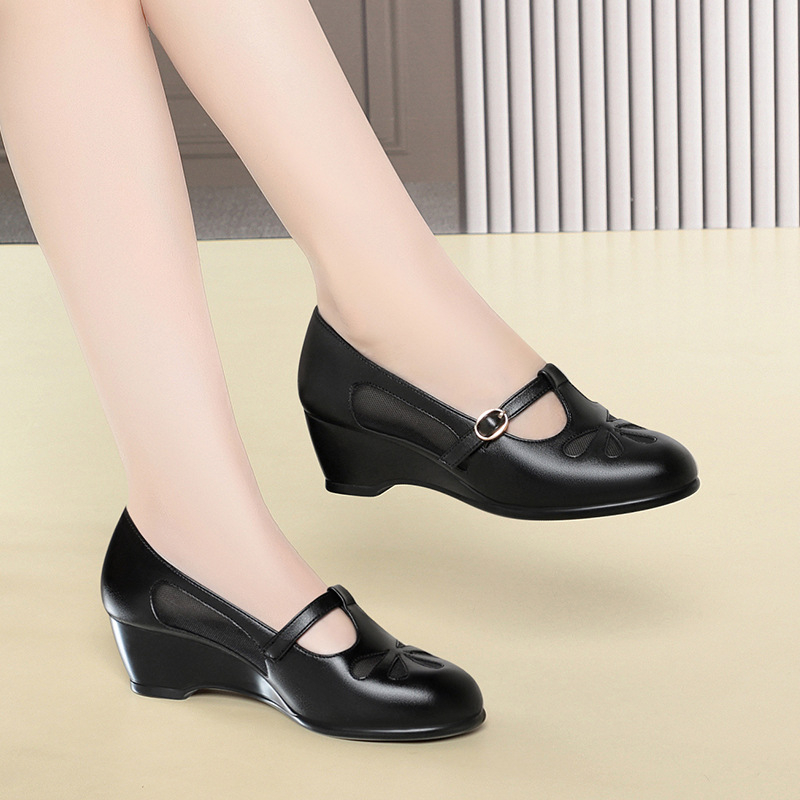 Middle Aged Women Summer Mesh  - огляд і ціна Womens Heels