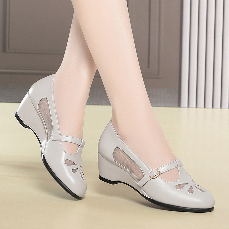 Middle Aged Women Summer Mesh  - огляд і ціна Womens Heels