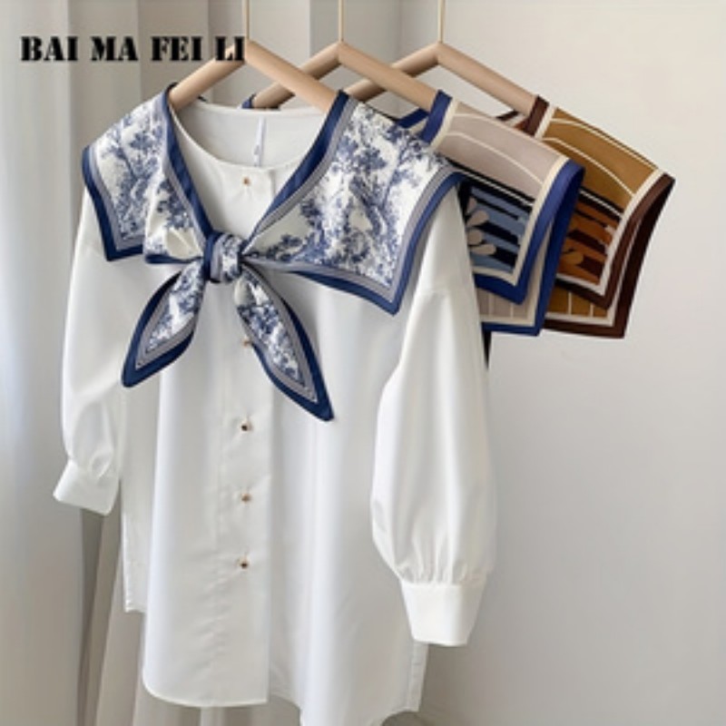 Women's Versatile Silk Scarf S - огляд і ціна Silk Blouse