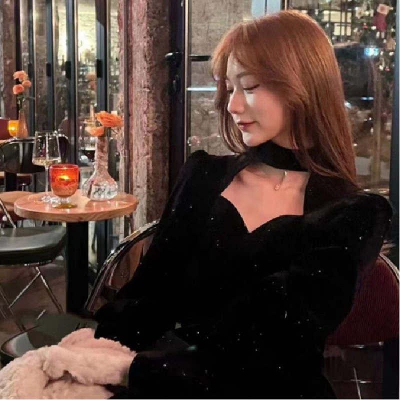 Fine Sparkling Velvet Dress Wo - огляд і ціна Women'S Red Formal Wear