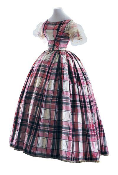 Civil War Plaid Evening Ball G - огляд і ціна Evening Gown
