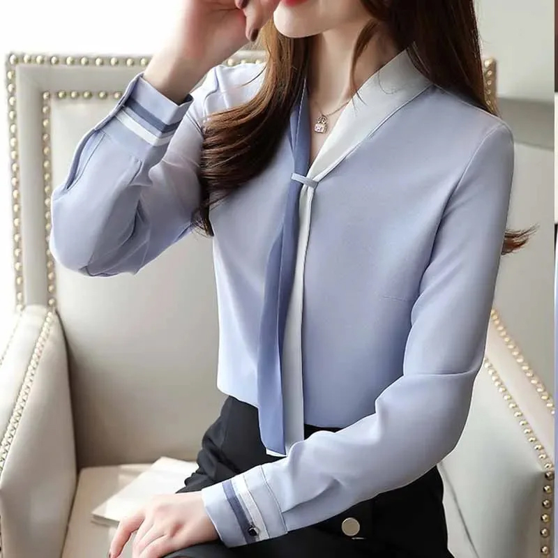 Autumn Office Shirt Vintage Lo - огляд і ціна Silk Blouse